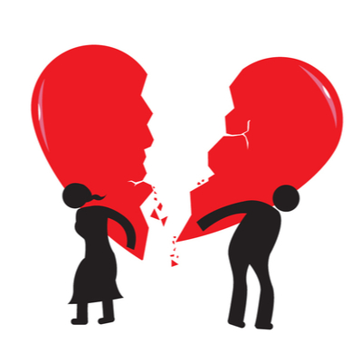 relación de pareja mal rota