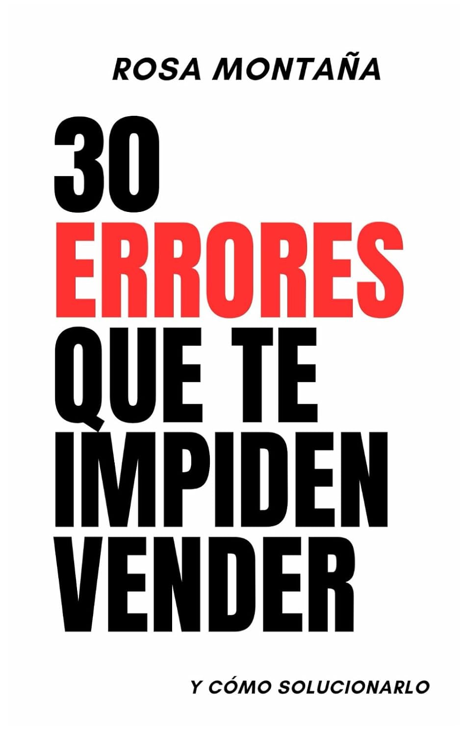 Portada 30 errores que te impiden vender